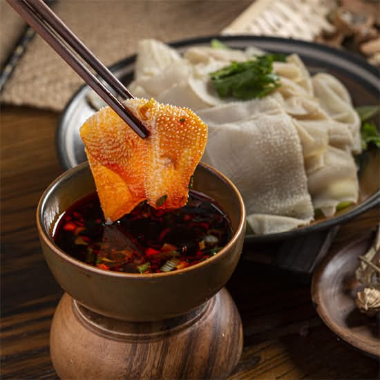 蘸水毛肚 Plain Sliced Beef Tripe with House Special Soy Sauce